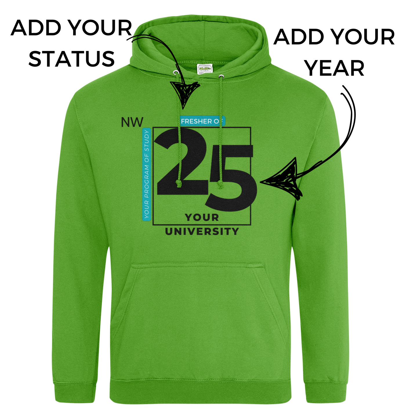 Fully Customized Bold Design Hoodie